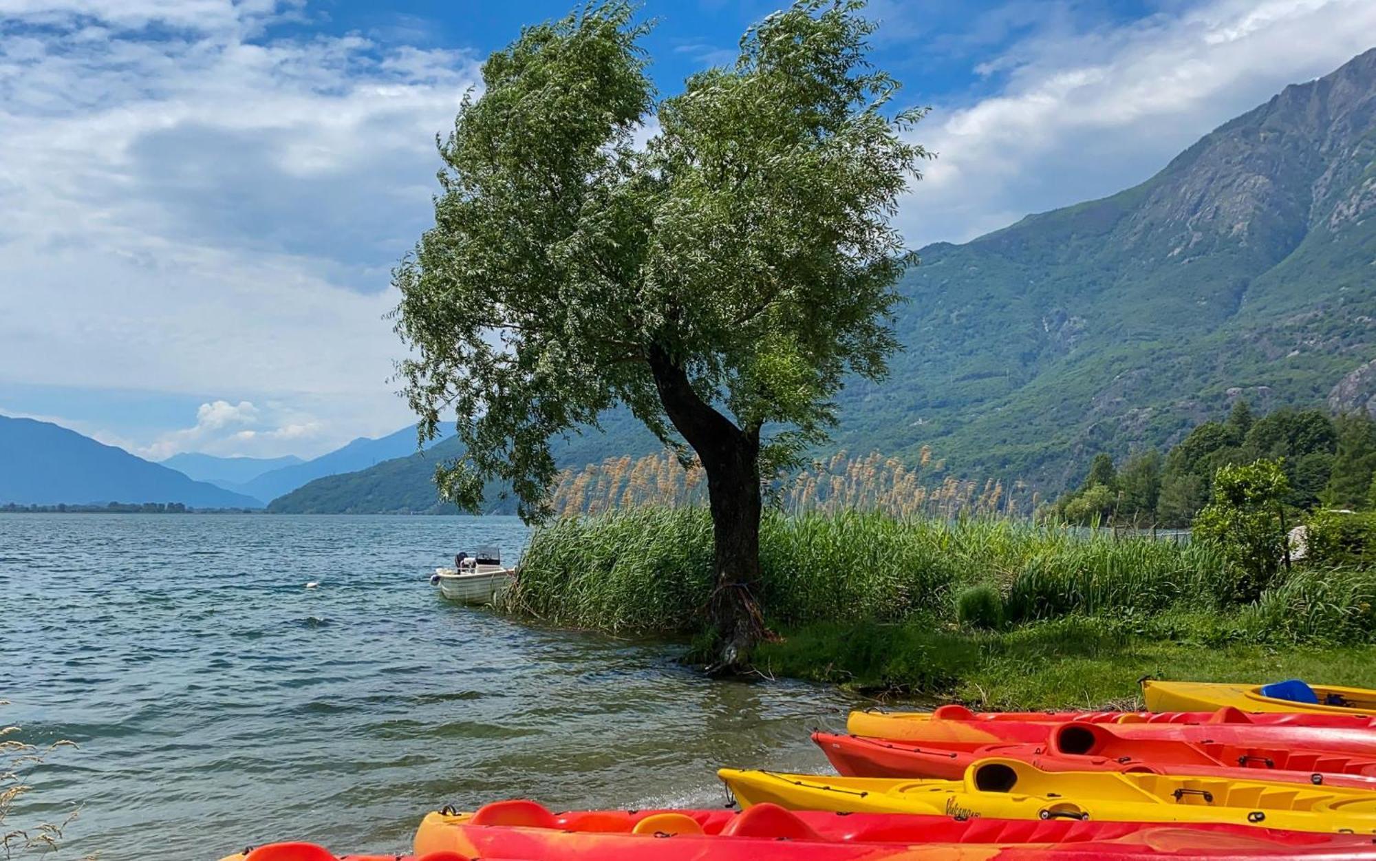 Dascio Emotion Ferienwohnung Mit Terrasse Am See Экстерьер фото